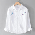 Embroidered Long Sleeve Shirt