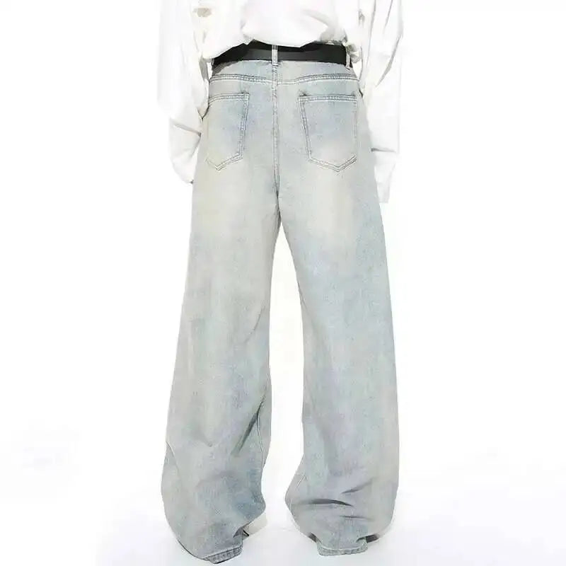 Washed Wide Jeans