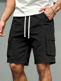 Drawstring Cargo Shorts