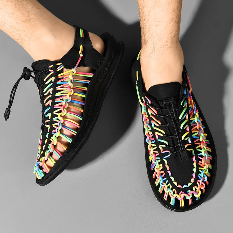 Woven Strap Sandals