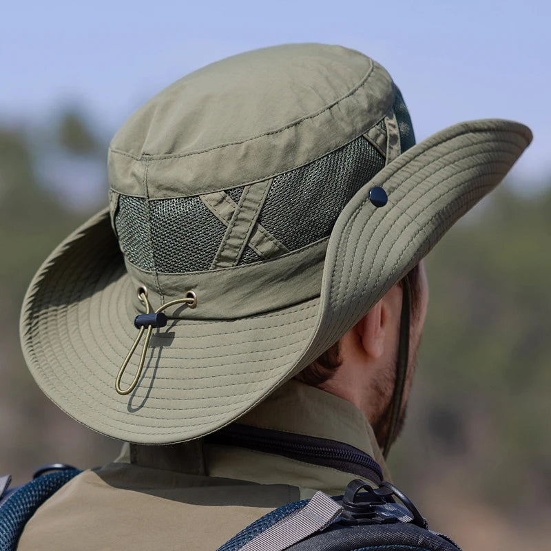 Wide-Brim Sun Hat