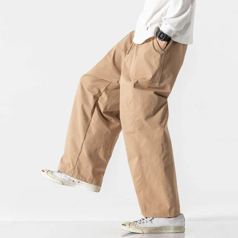 Drawstring Wide Pants
