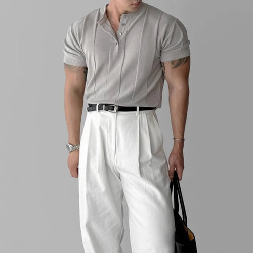 Knit Henley Tee
