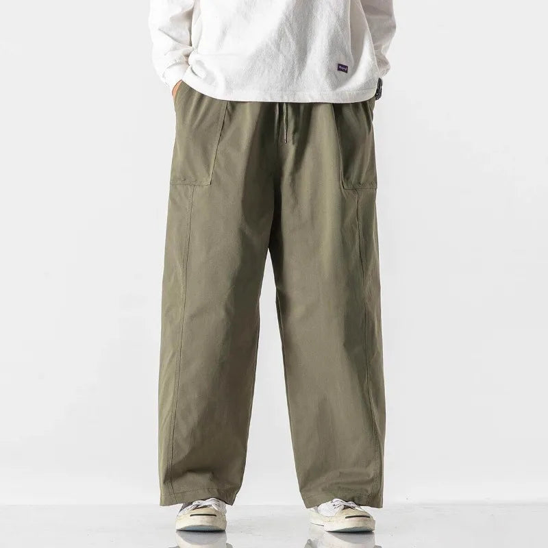 Drawstring Wide Pants