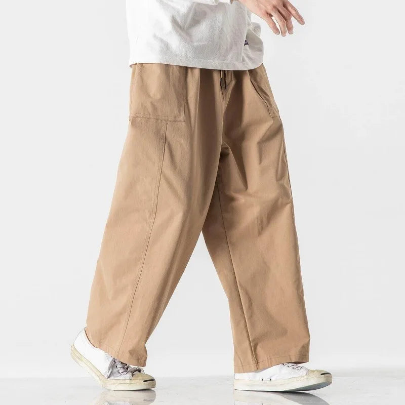 Drawstring Wide Pants
