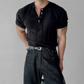 Knit Henley Tee