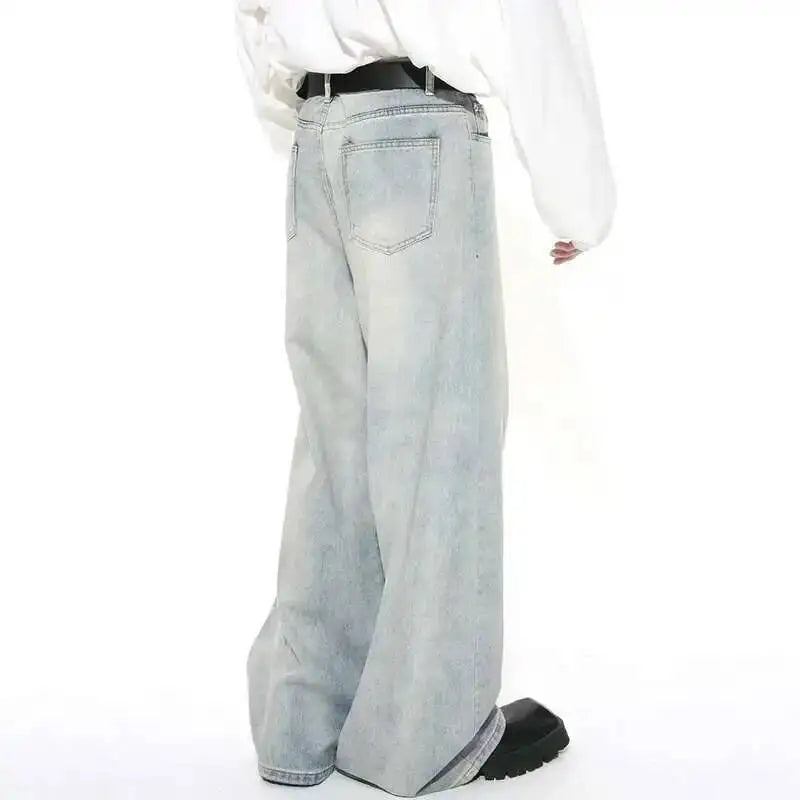 Washed Wide Jeans