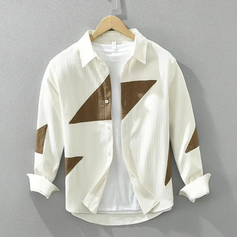 Contrast Panel Shirt