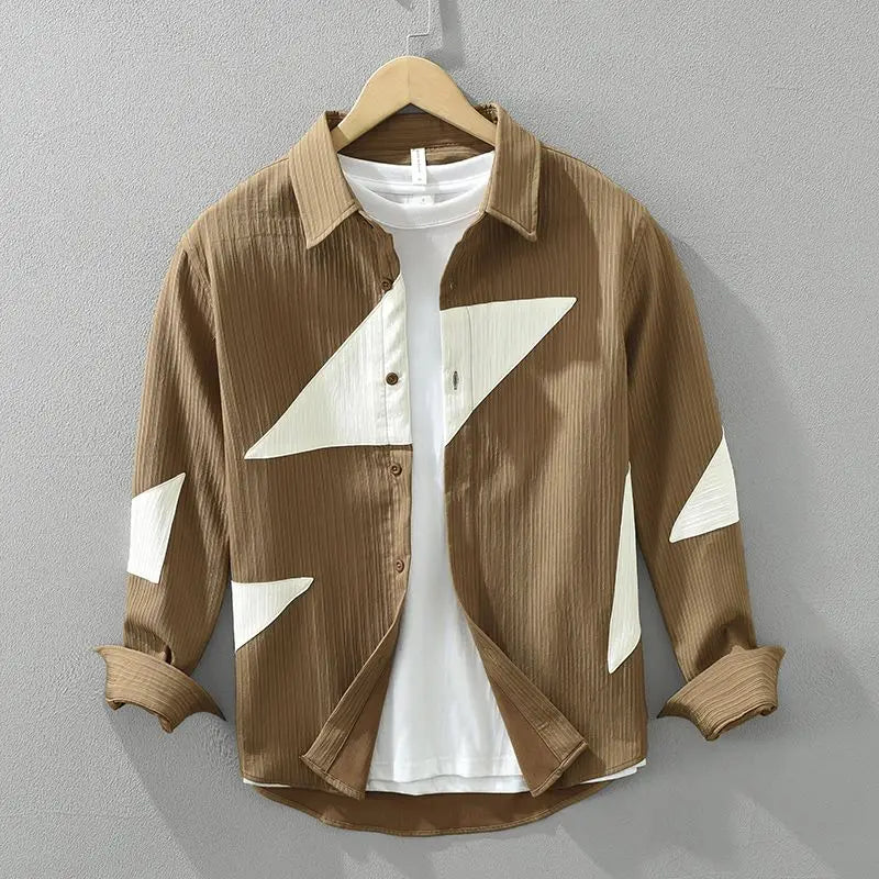 Contrast Panel Shirt