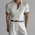 Ribbed Henley Tee