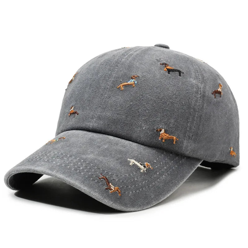 Dog Embroidered Cap