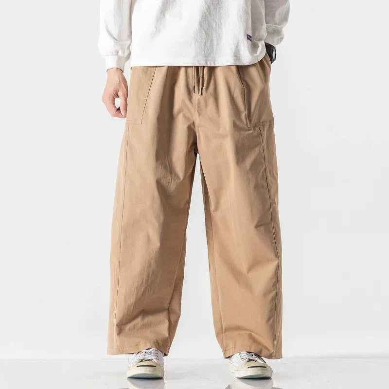 Drawstring Wide Pants