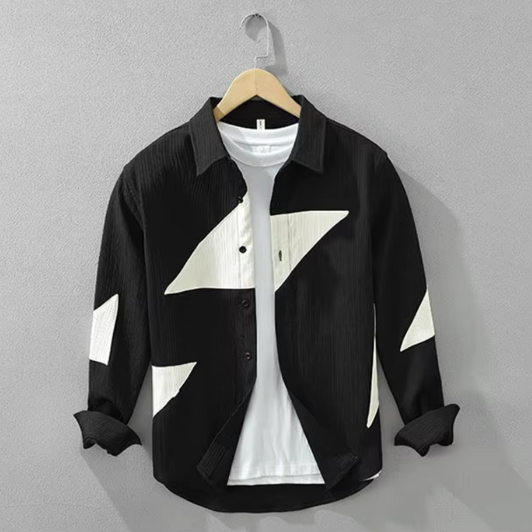 Contrast Panel Shirt