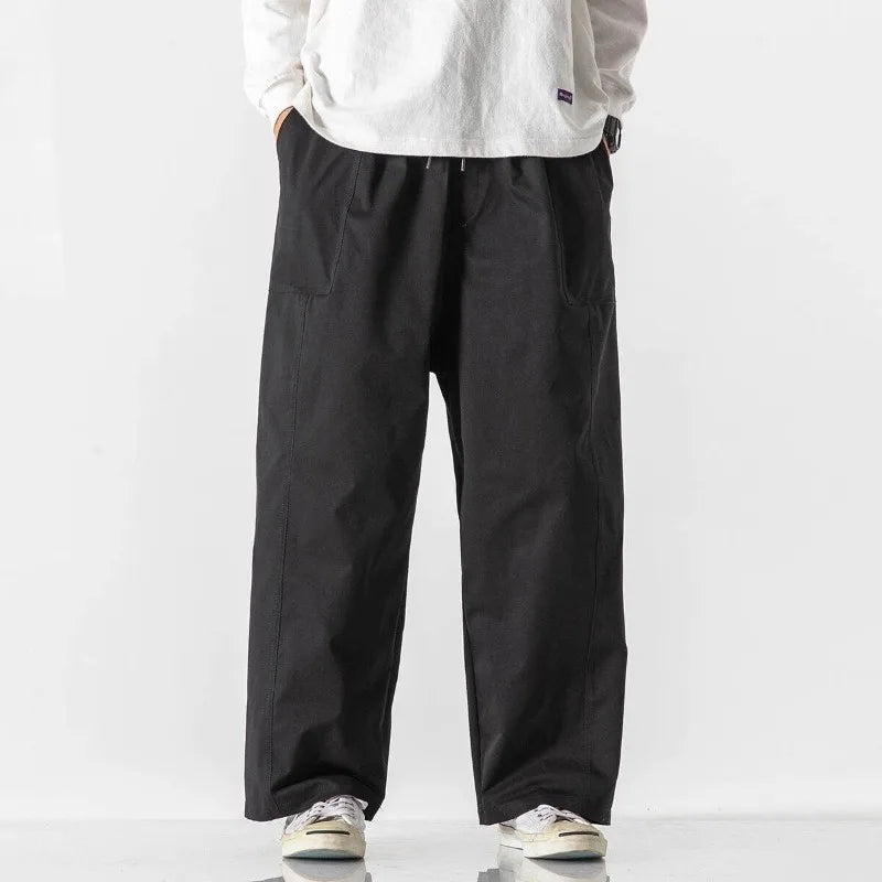 Drawstring Wide Pants