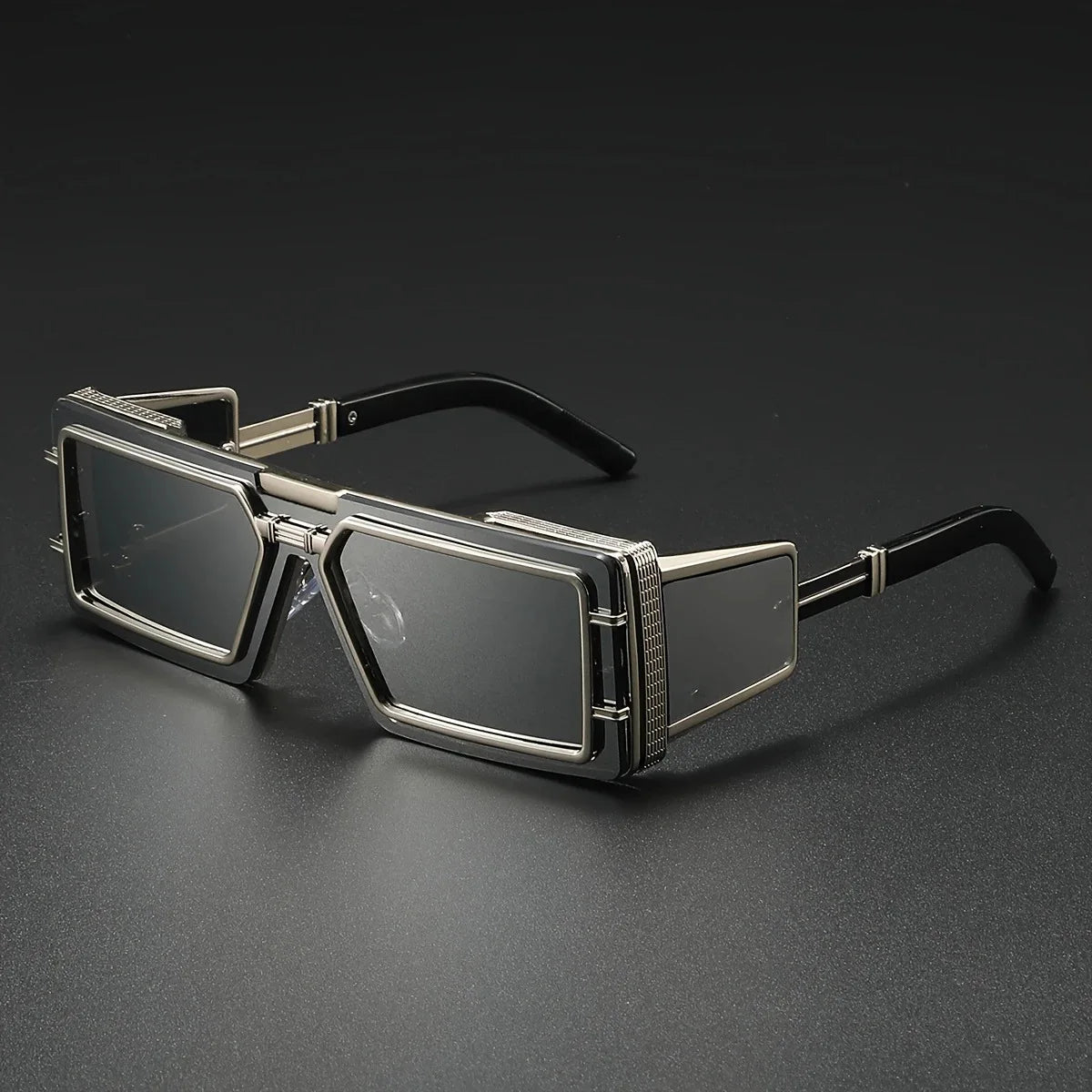 Metal Square Sunglasses