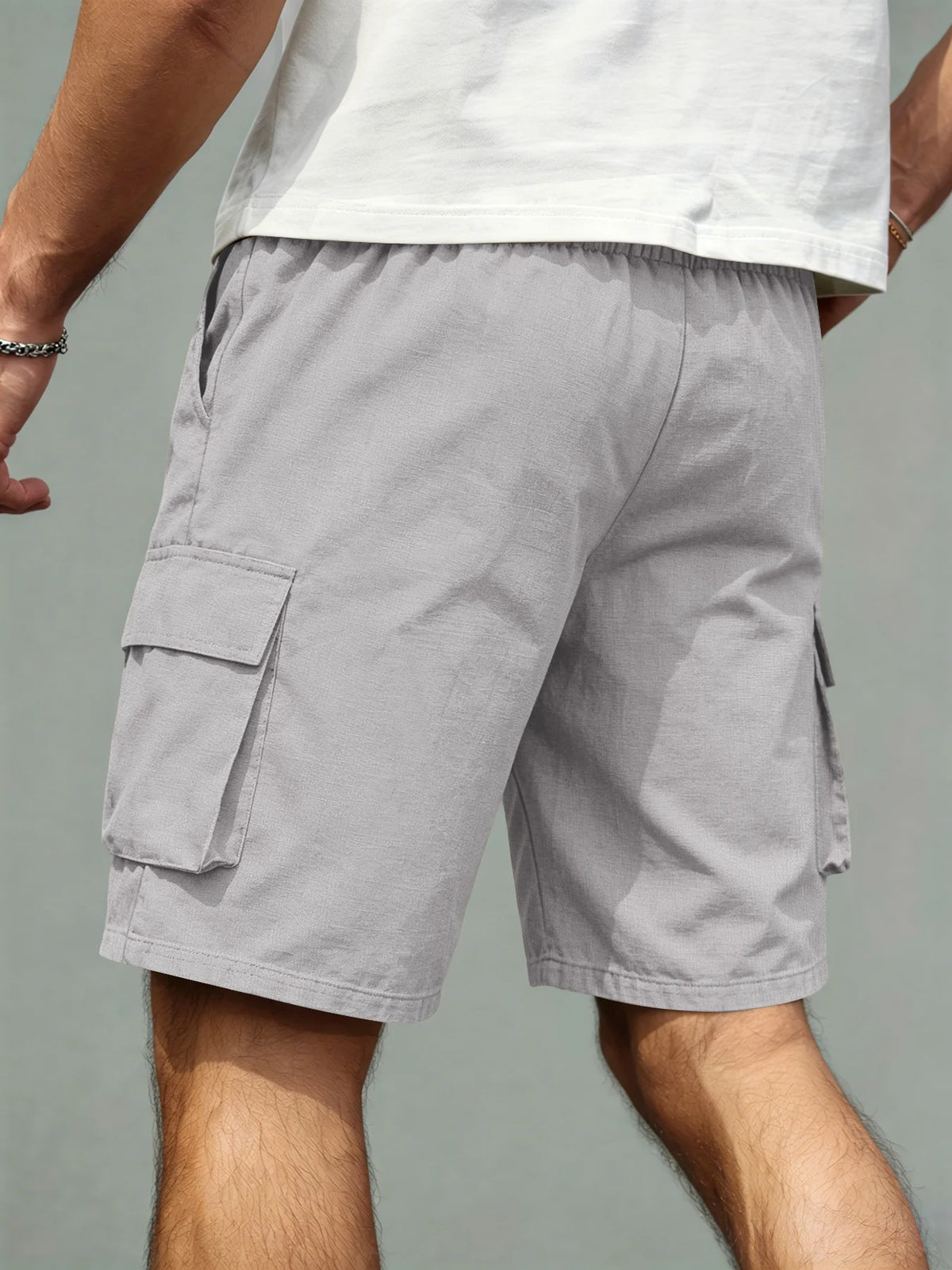 Drawstring Cargo Shorts