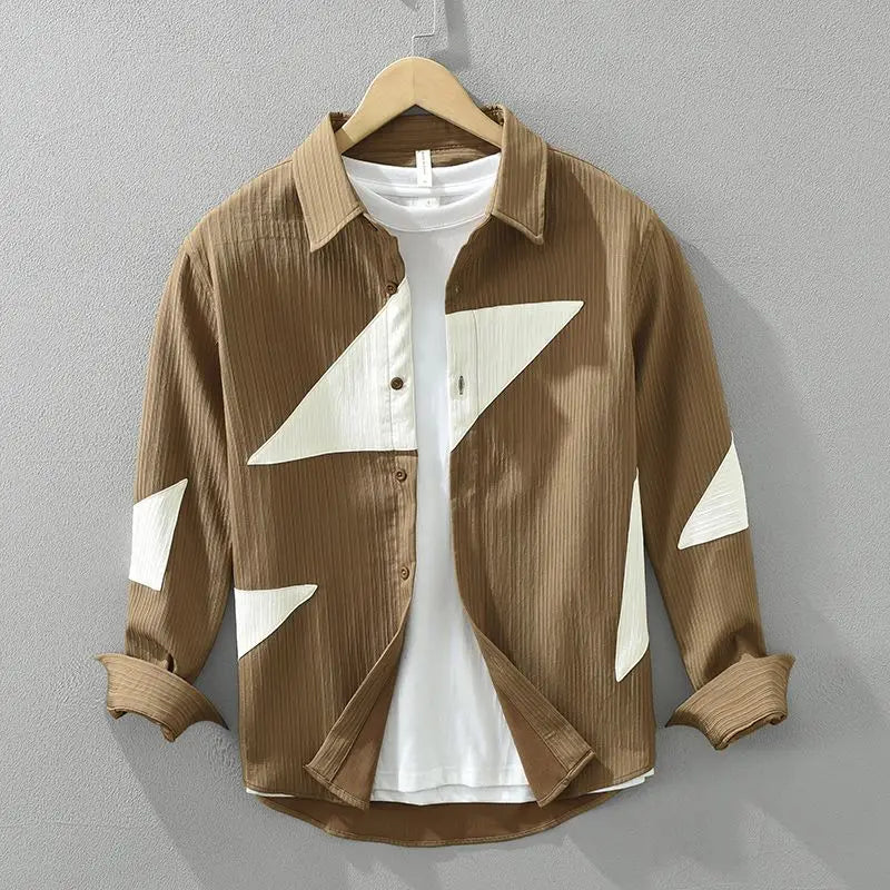 Contrast Panel Shirt