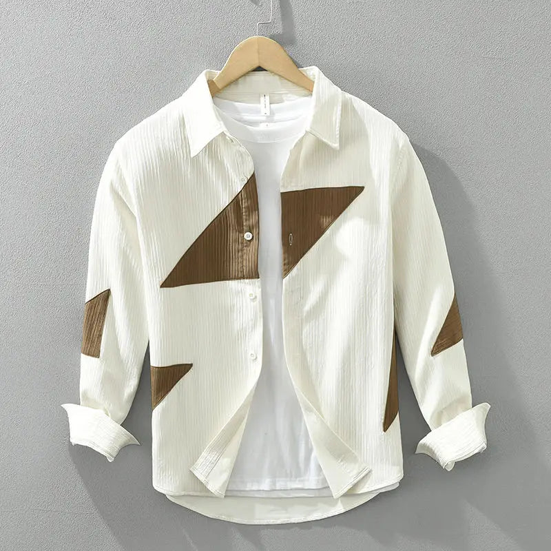 Contrast Panel Shirt