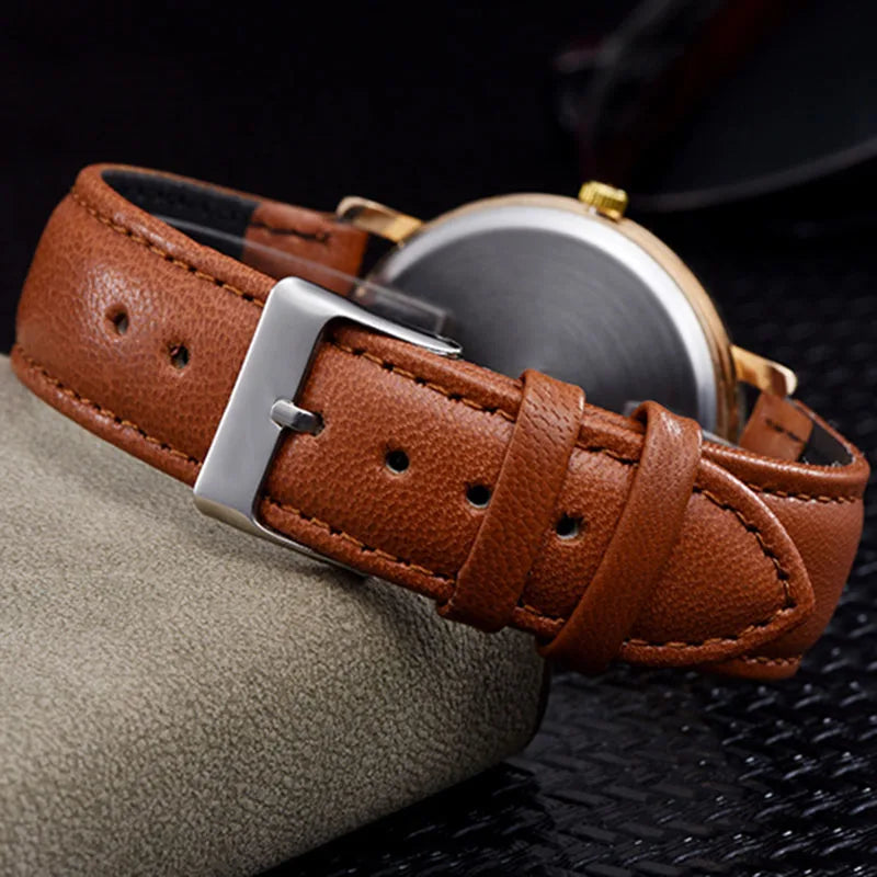 Leather Strap Watch