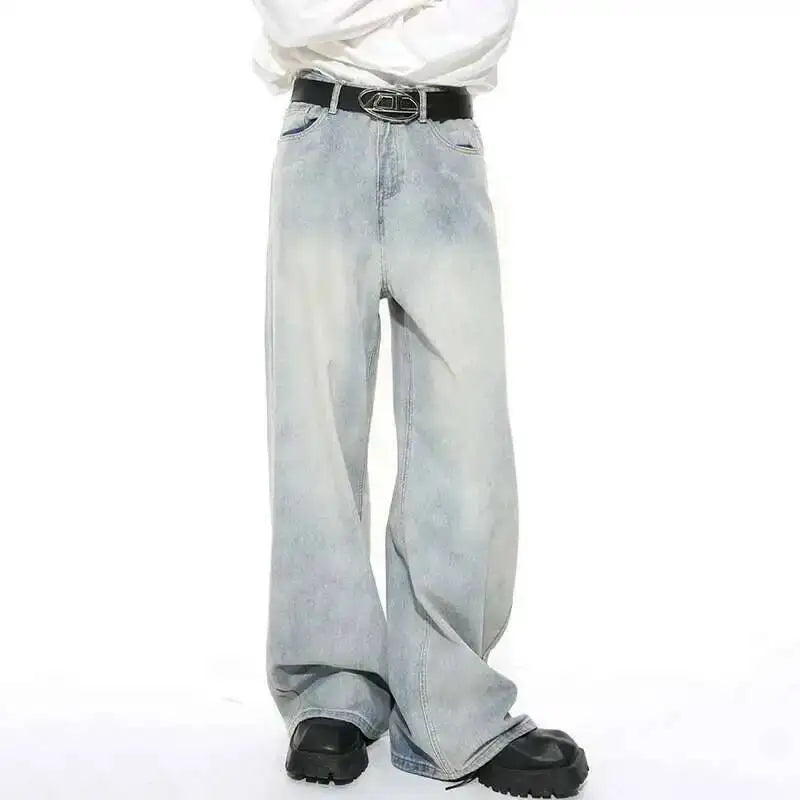 Washed Wide Jeans