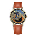 Leather Strap Watch
