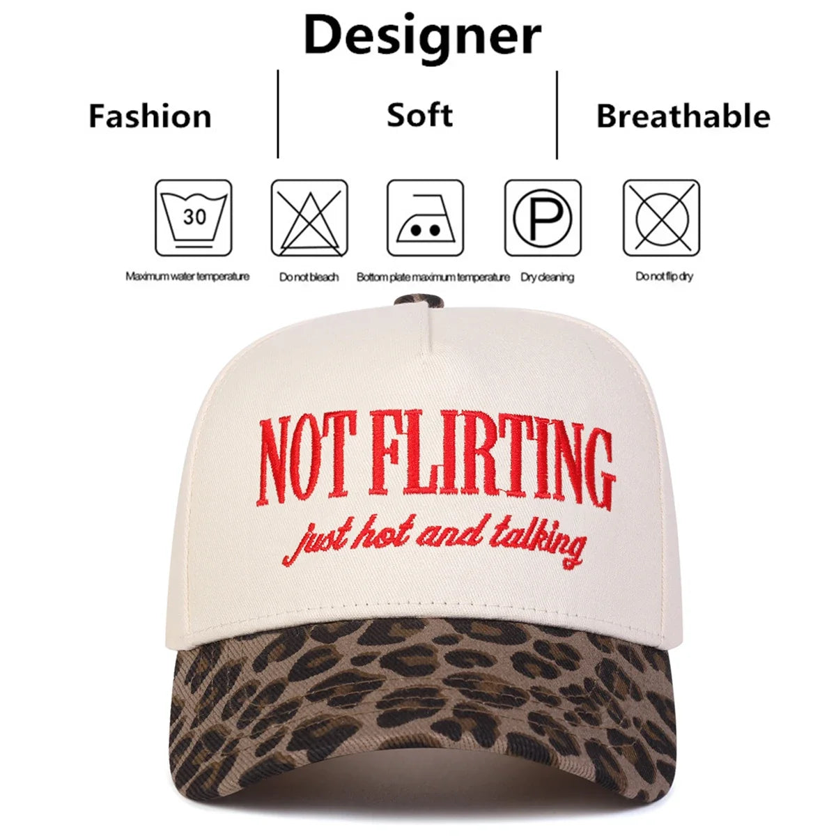 Not Flirting Baseball Hat