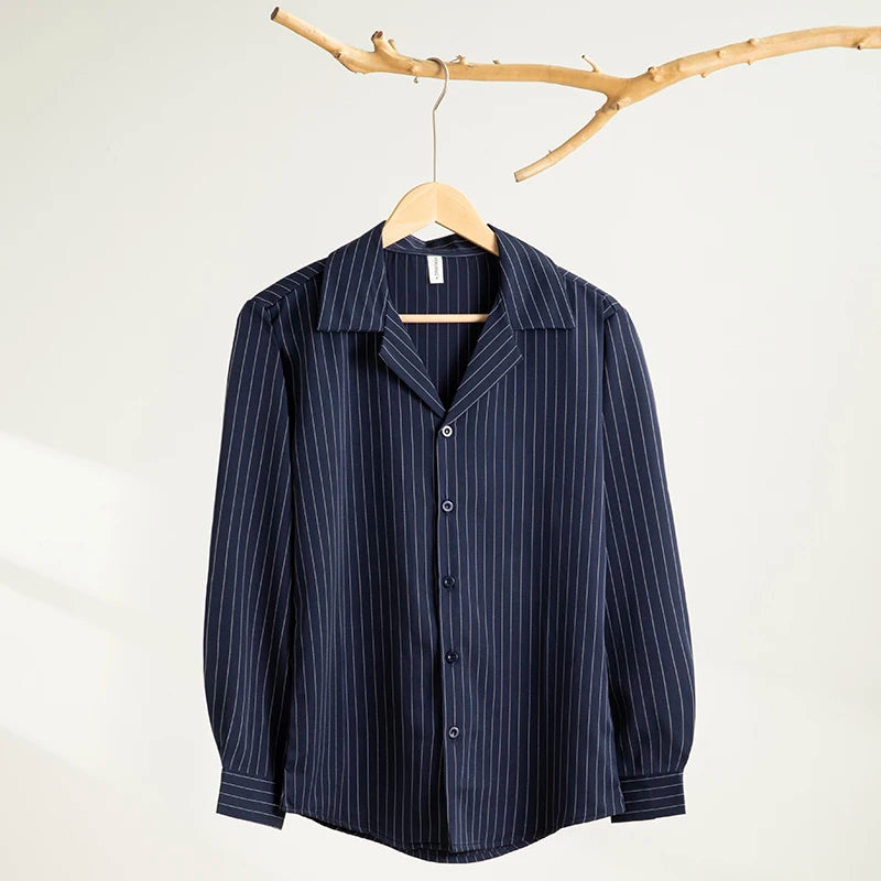 Striped V-Neck Shirt