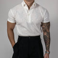 Ribbed Polo Shirt
