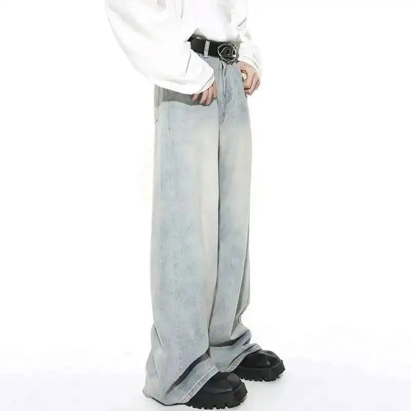 Washed Wide Jeans