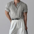 Knit Henley Tee