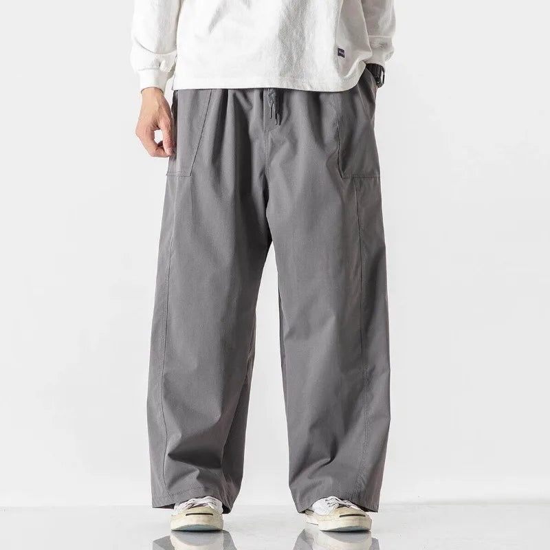 Drawstring Wide Pants
