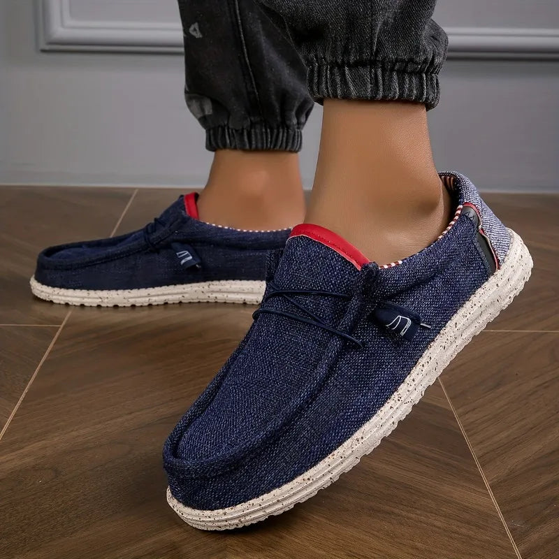 Canvas Driving Loafers