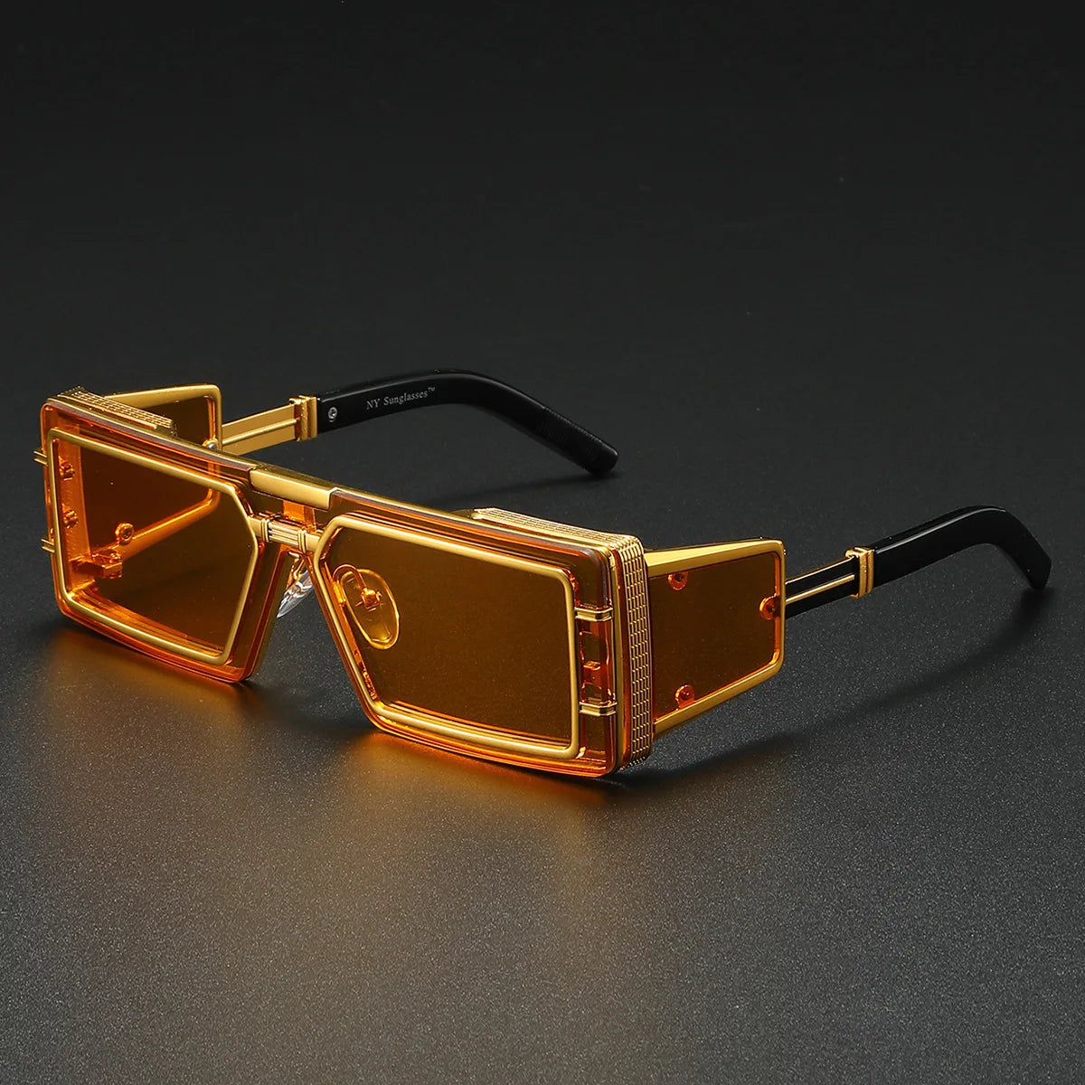 Metal Square Sunglasses